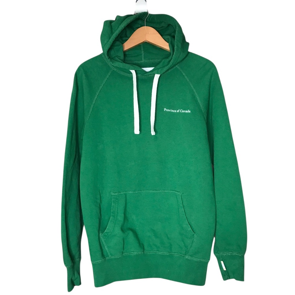 Unisex XS Province of Canada Made in Canada Kelly Green Fleece Hoodie Sweatshirt